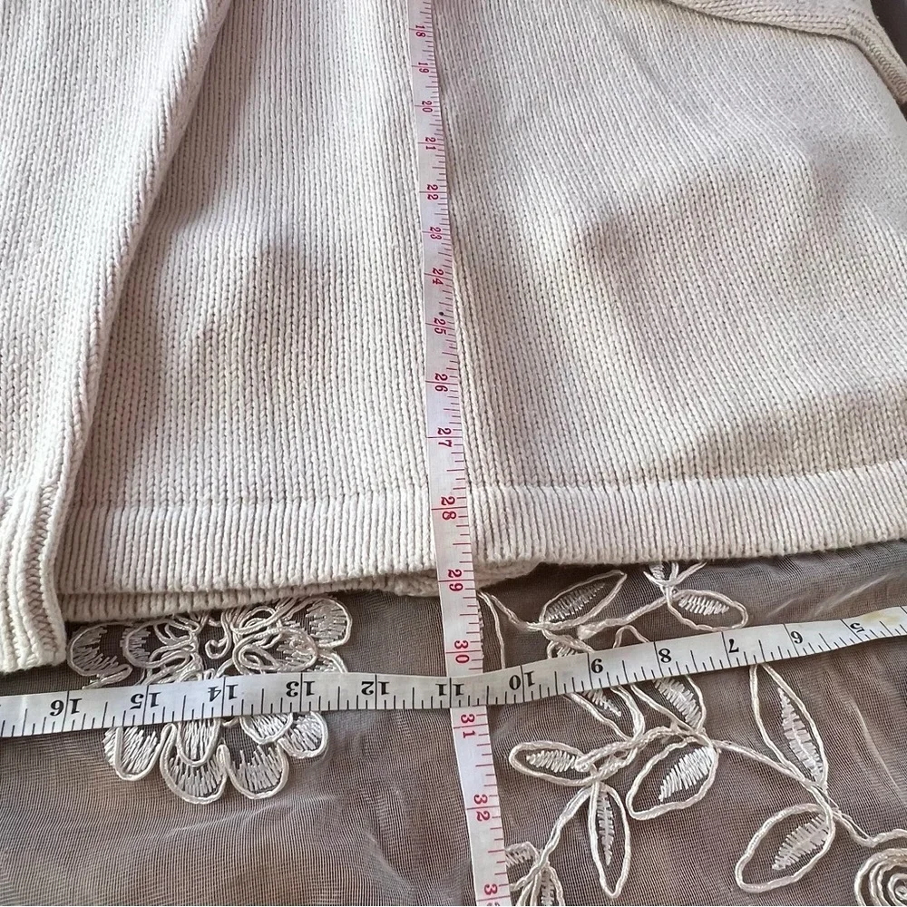 Urban Outfitters Cream and Burgundy Lettermen’s Button down Cardigan